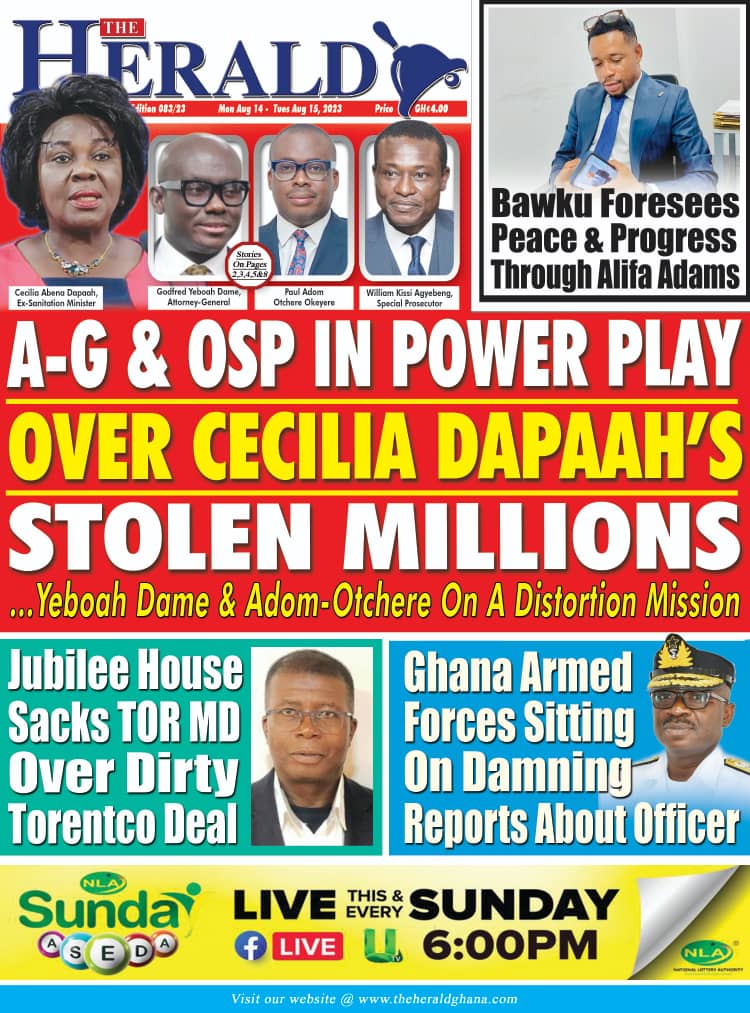 Newspaper headlines in ghana