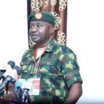 General Christopher Musa, CDS of Nigeria and Chairman of the ECOWAS Committee of CDSs, addressing the meeting. Picture: DELLA RUSSEL OCLOO