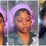 The video of the lace frontal wig has trended Credit: @kim_beautystudio