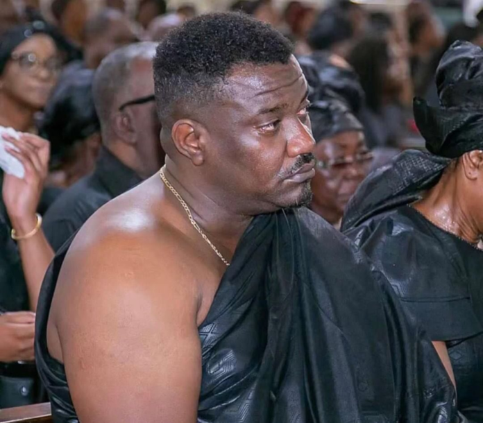 one week celebration of John Dumelo's mother