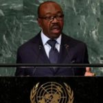 Ali Bongo, seen here addressing the UN in 2022, came to power when his father died in 2009
