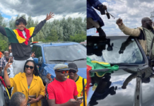 The journey of 13 ambitious Ghanaians— twelve men and one woman— started on July 23 and ended on Sunday, August 6 in London | credit: @wanderlustghana/ Twitter