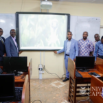 A former student of the University of Cape Coast (UCC), Reverend Henry Godson-Afful, has made a generous contribution by providing a digital smart board to the College of Education Studies.