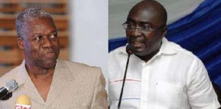 Late Paa Kwesi Amissah-Arthur and VP Mahamudu Bawumia
