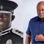 IGP Dr George Akuffo Dampare (leftI and ex-President John Dramani Mahama