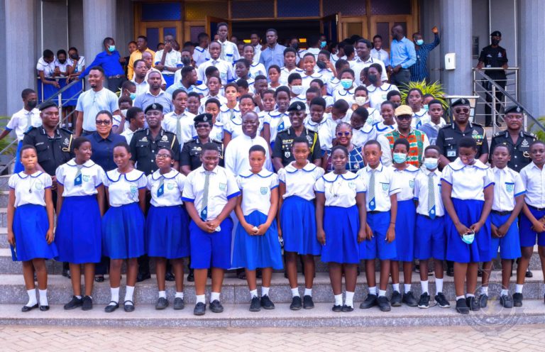 IGP, POMAB members visit St. John the Evangelist Catholic School