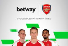 Betway becomes Global Betting Partner of Arsenal