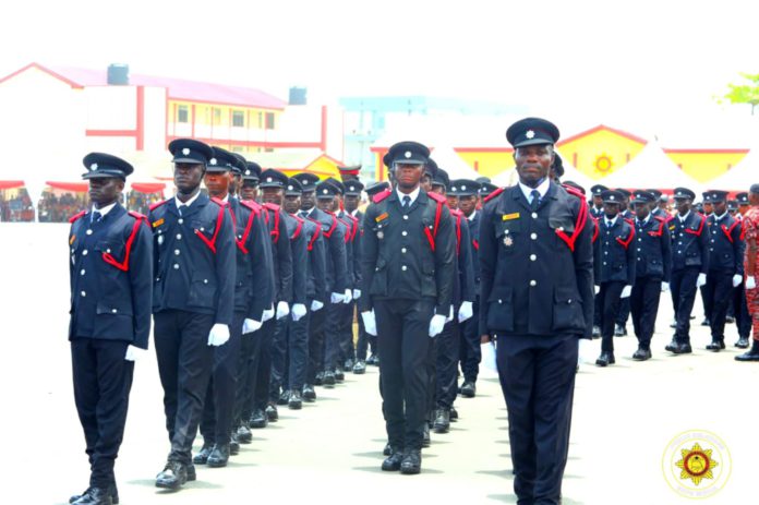 339 officer cadets graduate from the Fire Academy and Training School