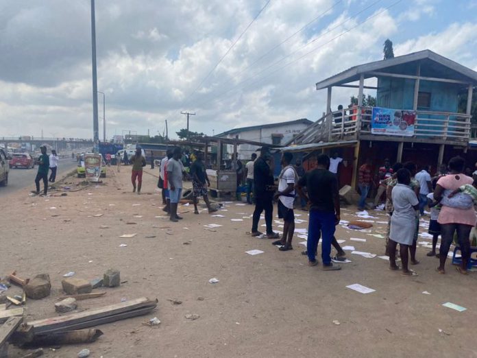 Ofankor wood market shooting Ofankor wood market shooting