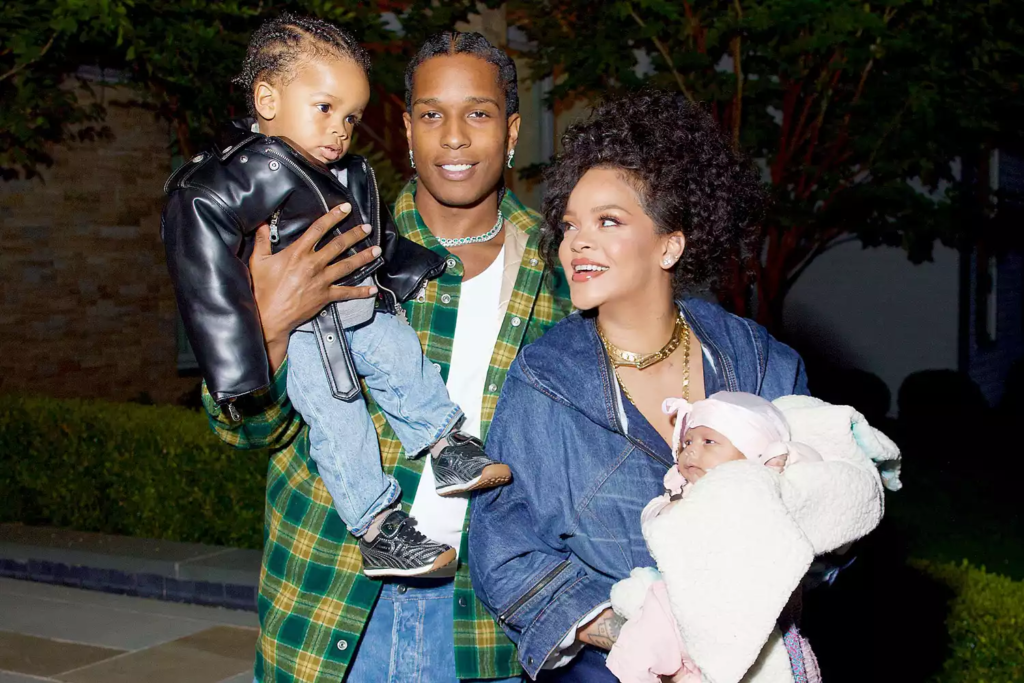 Rihanna and A$AP Rocky share first photos of baby son Riot Rose