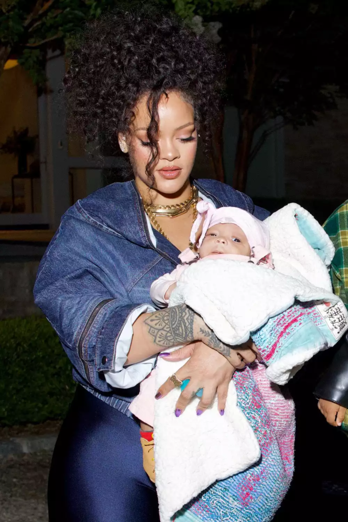 Rihanna and A$AP Rocky share first photos of baby son Riot Rose