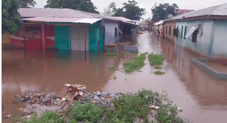 Over 100 people rendered homeless after heavy rainstorm in Yeji