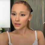 A screenshot from Ariana Grande's new video for Vogue.