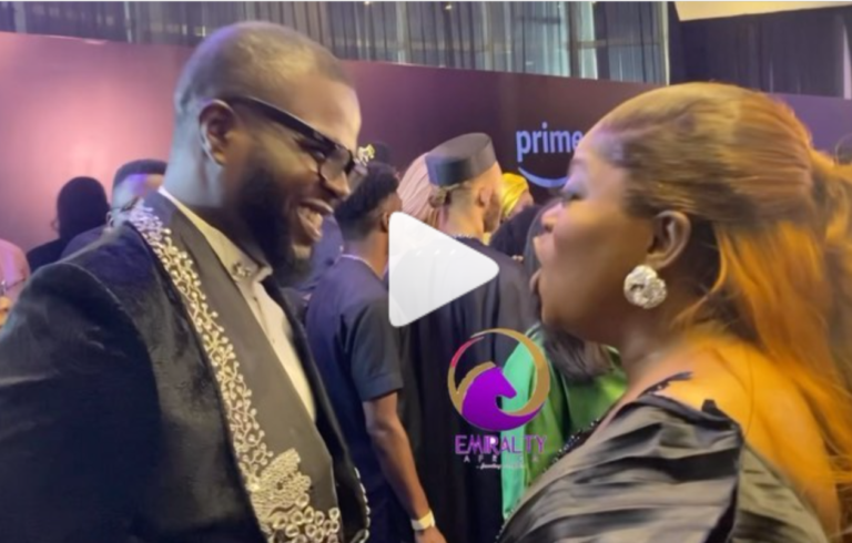 Funke Akindele and ex-husband JJC Skillz reunite at movie premiere