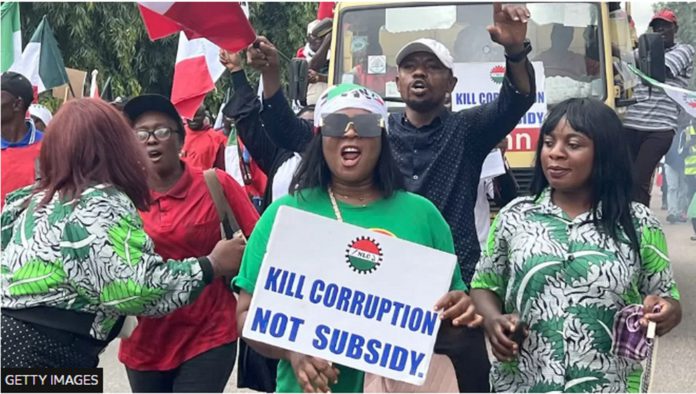 People are angry about the removal of the fuel subsidy, which has seen food and transport costs soar_1680x952