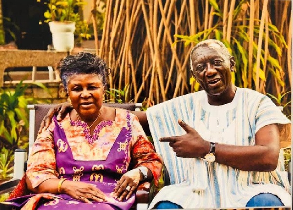 Theresa Kufuur and J A Kufuor