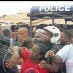 Agona Swedru traders clash with police, taskforce over forceful eviction