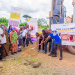 Rotary club cuts sod for construction of 34 boreholes, 286 micro flush toilets in Ashanti region