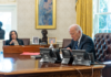 President Biden, with Vice President Harris, calls Prime Minister Netanyahu.