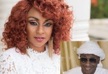 Gifty Gyan with insert of Asamoah Gyan