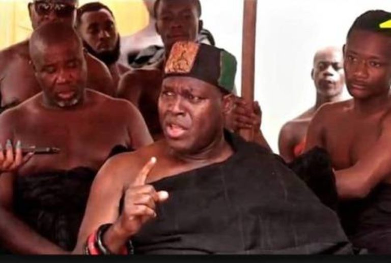 Akwamumanhene destools subchief for unlawful land sale