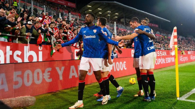 Inaki Williams scores as Athletic Bilbao snatch draw at Girona