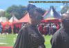 Diana Asamoah arrived at Theresa Kufuor’s funeral 