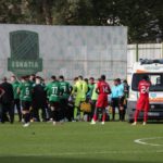 Raphael Dwamena passes away. Collapsed on the field in Albania credit: Graphic.com