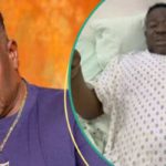 Mr Ibu's family said his leg had to be amputated. Photo credit: @realmribu