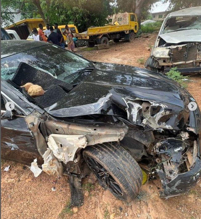 Lilwin shares ghastly scenes from near fatal accident