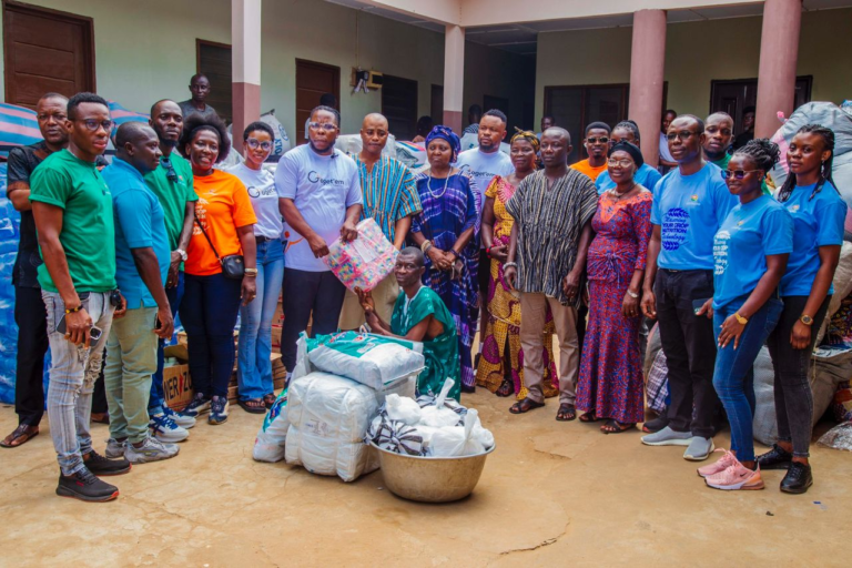 BH-Fertagro Ltd, rapper Edem supply items worth over GH¢100,000 to Volta region flood victims