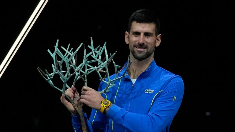 Paris Masters Novak Djokovic beats Grigor Dimitrov to win 40th Masters