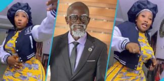 Plus-size lady dances to Lil Win's song Saworowa. Image Credit: @officiallilwin