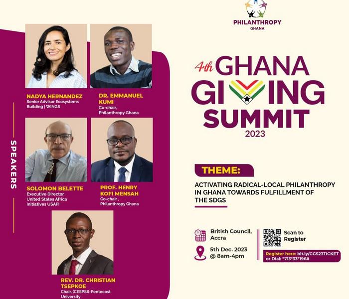 4th Ghana Giving Summit set to unite philanthropic organizations for collective impact