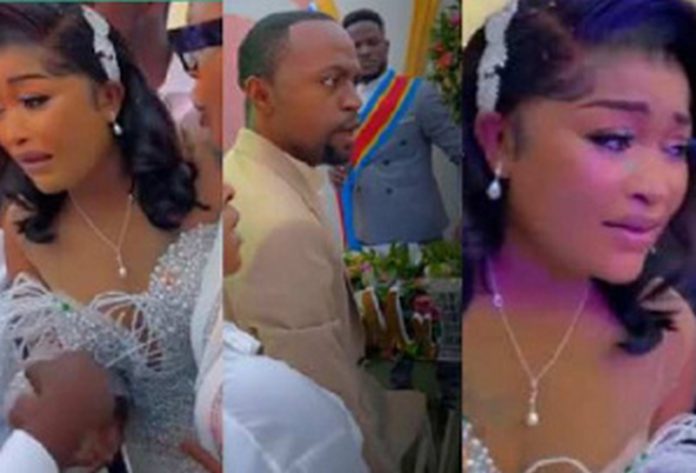 The bride's wedding was disrupted by her ex-lover