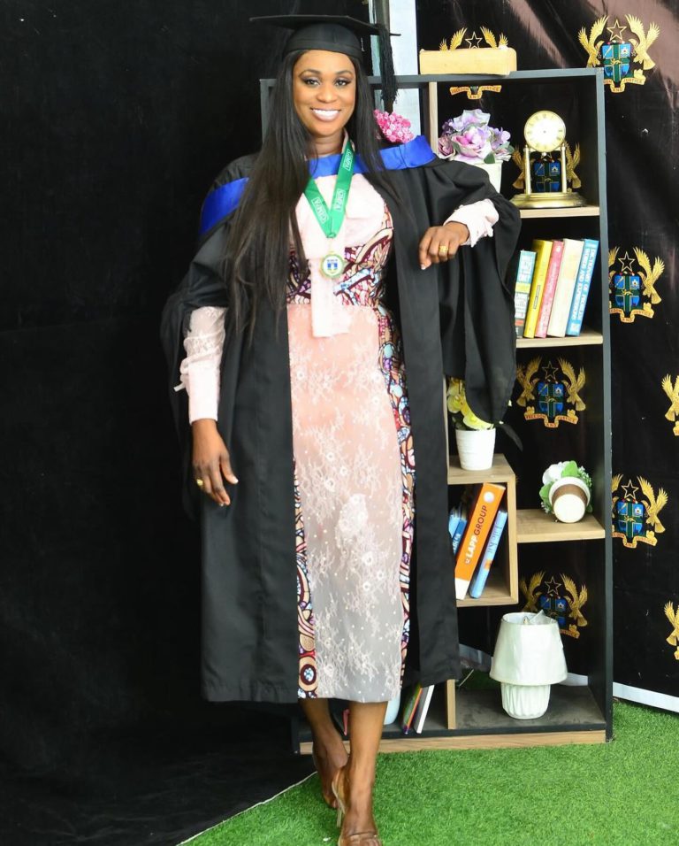 Bibi Bright bags first degree from GIMPA