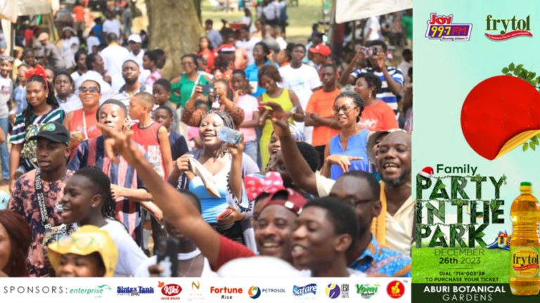 Fun galore as Aburi Botanical Gardens bursts at the seams with Joy FM Family Party in the Park [Photos]