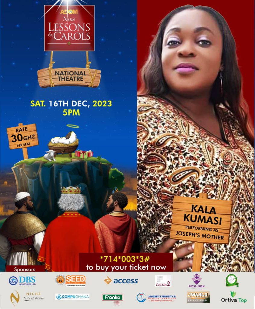 Adom Nine Lessons and Carols 2023 to illuminate National Theatre on December 16