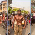 Shirtless Muscular Ghanaian Man Photo Source: codemicky