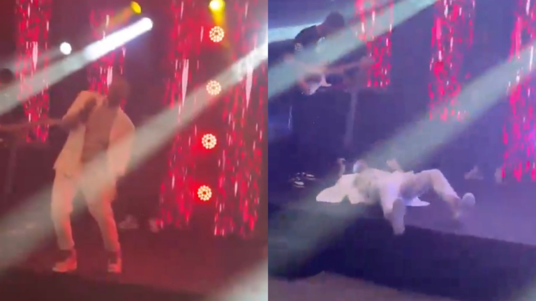 Shock as singer slumps and dies on stage while performing