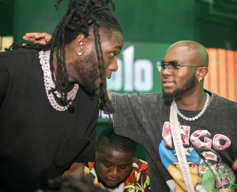 Snippet of King Promise’s feature captures Burna Boy speaking Twi fluently