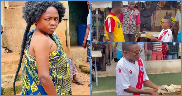 Ghanaian actor Yaw Dabo and players Photo Source: samual_dabo