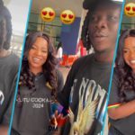 Chef Faila meets Stonebwoy at KIA. Image Credit: @failaabdulrazak