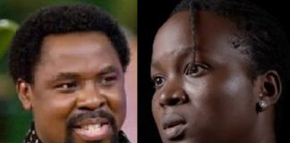 The late T. B. Joshua and enstraged daughter Ajoke