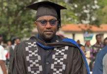 John Dumelo Graduation| PC: Instagram@johndumelo