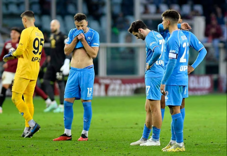 Serie A: 10-man Napoli succumb to Torino’s charge in 3-0 rampage