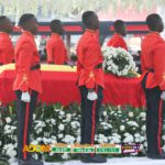 Mourners file past E.T. Mensah’s body, pay last respects