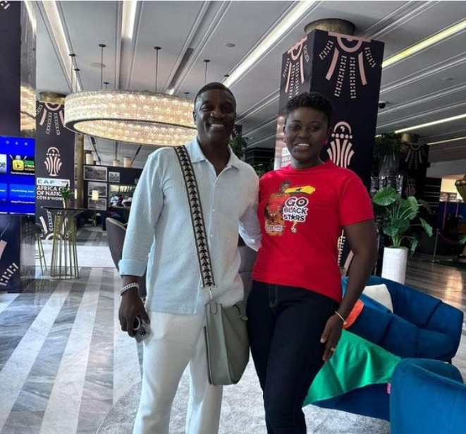 Afua Asantewaa met Akon