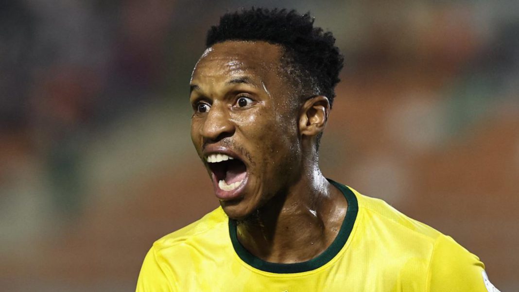 2023 AFCON: Themba Zwane scores twice as South Africa hammer Namibia