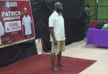 Stand-a-thon attempt wasn’t approved by Guinness World Record – Patrick Amenuvor Patrick Amenuvor